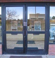 glass door - commercial doors in Arvada, CO