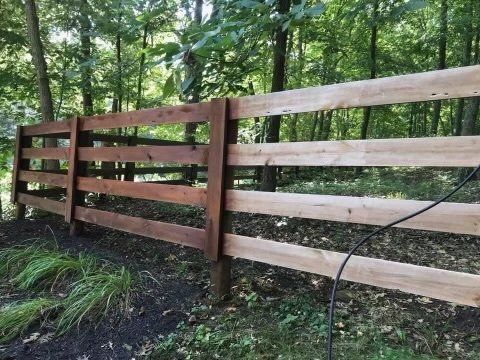 4-Board Style Fence — Coxs Creek, KY — S&S Fencing and Property Maintenance LLC