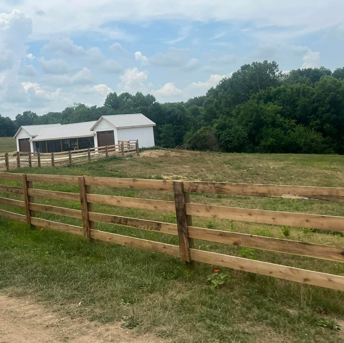4-Board Fence — Coxs Creek, KY — S&S Fencing and Property Maintenance LLC