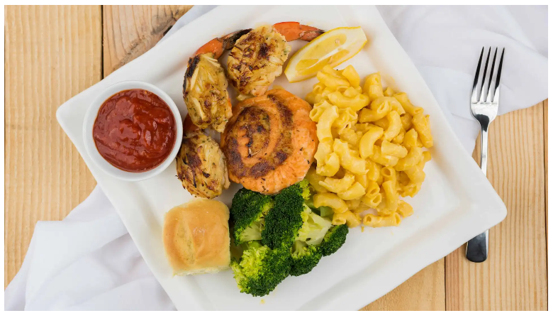 Shrimp and Salmon Combo — Washington, D.C. — Cameron's Seafood DC