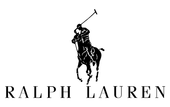 The logo for ralph lauren shows a man riding a polo horse.