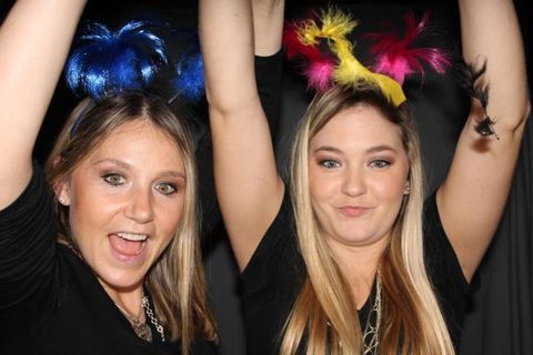 Two Ladies On The Photo Booth — Pinellas Park, FL — Hyde's Professional DJ & Event Services