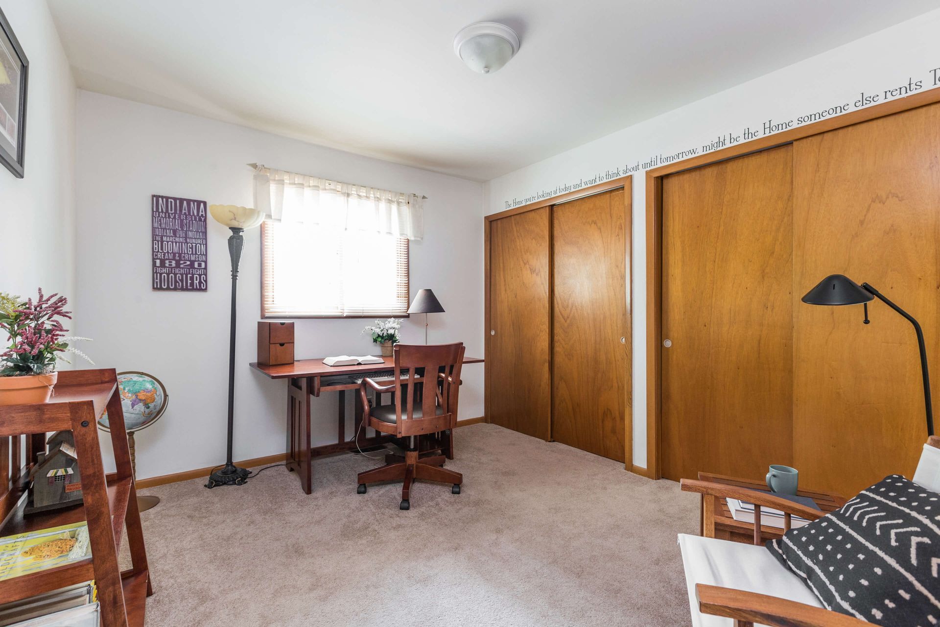 Secondary Bedroom Includes Large Closets