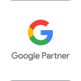 A google partner logo on a white background.