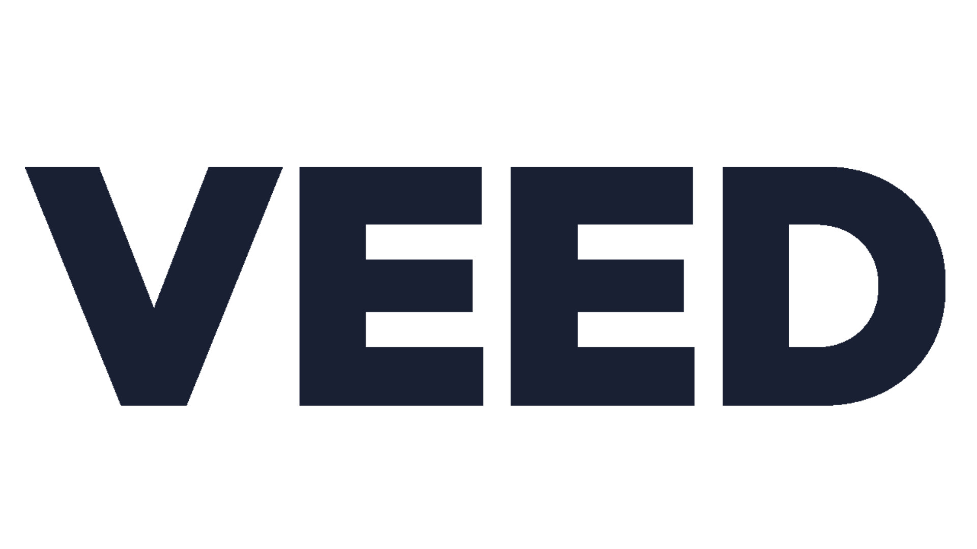 The word veed is written in black on a white background.