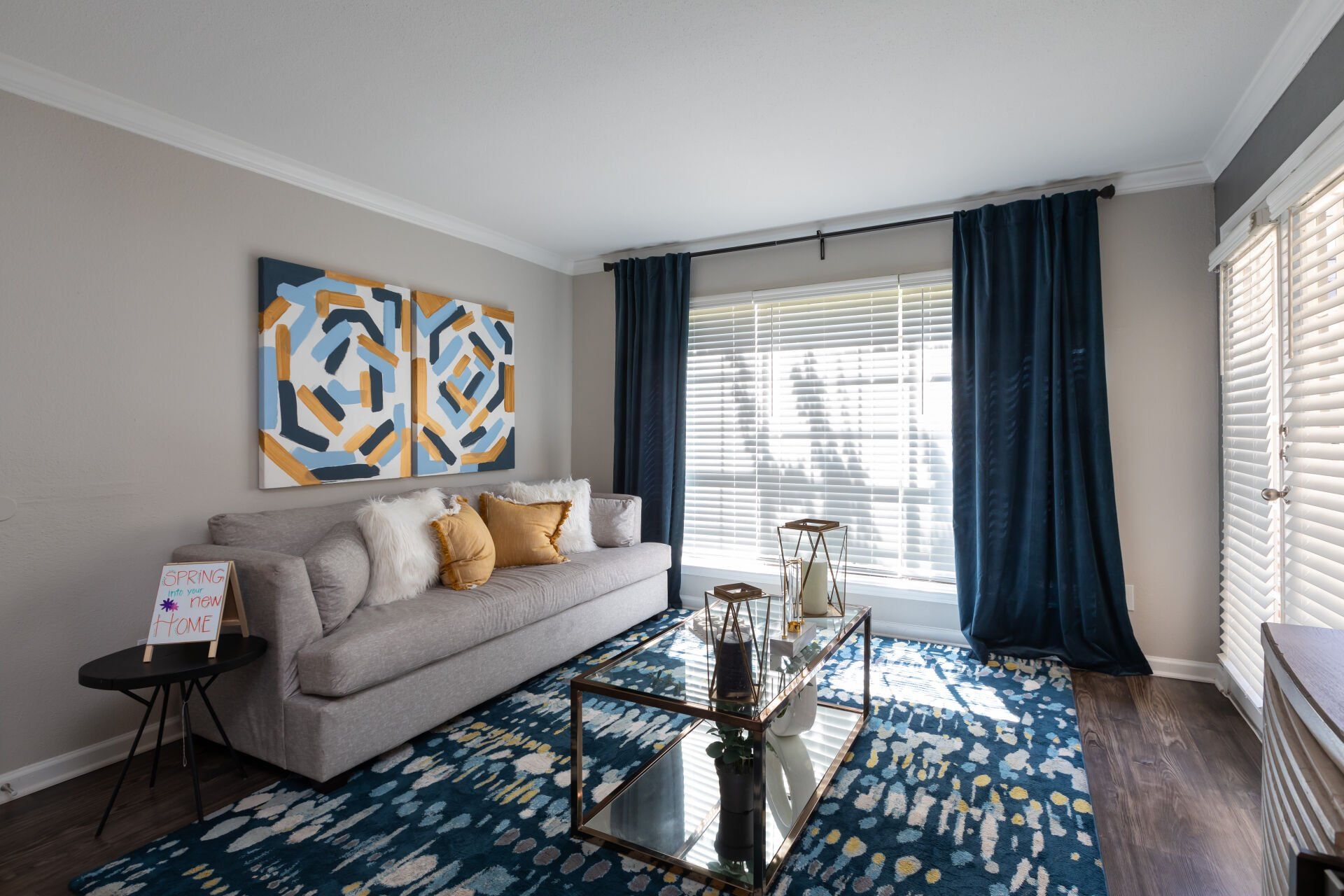 living room at NoHo Flats