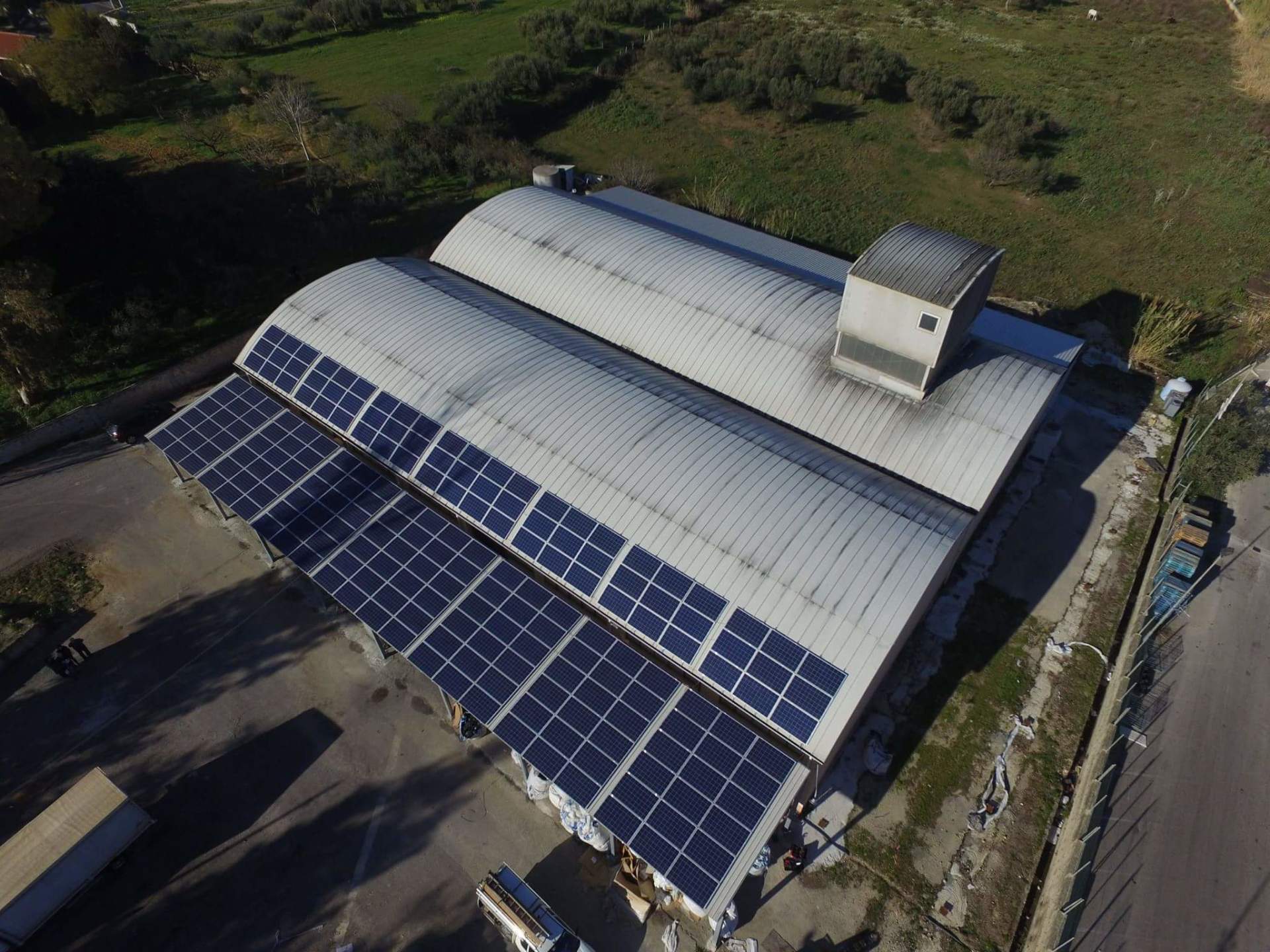 pannelli solari per l'industria