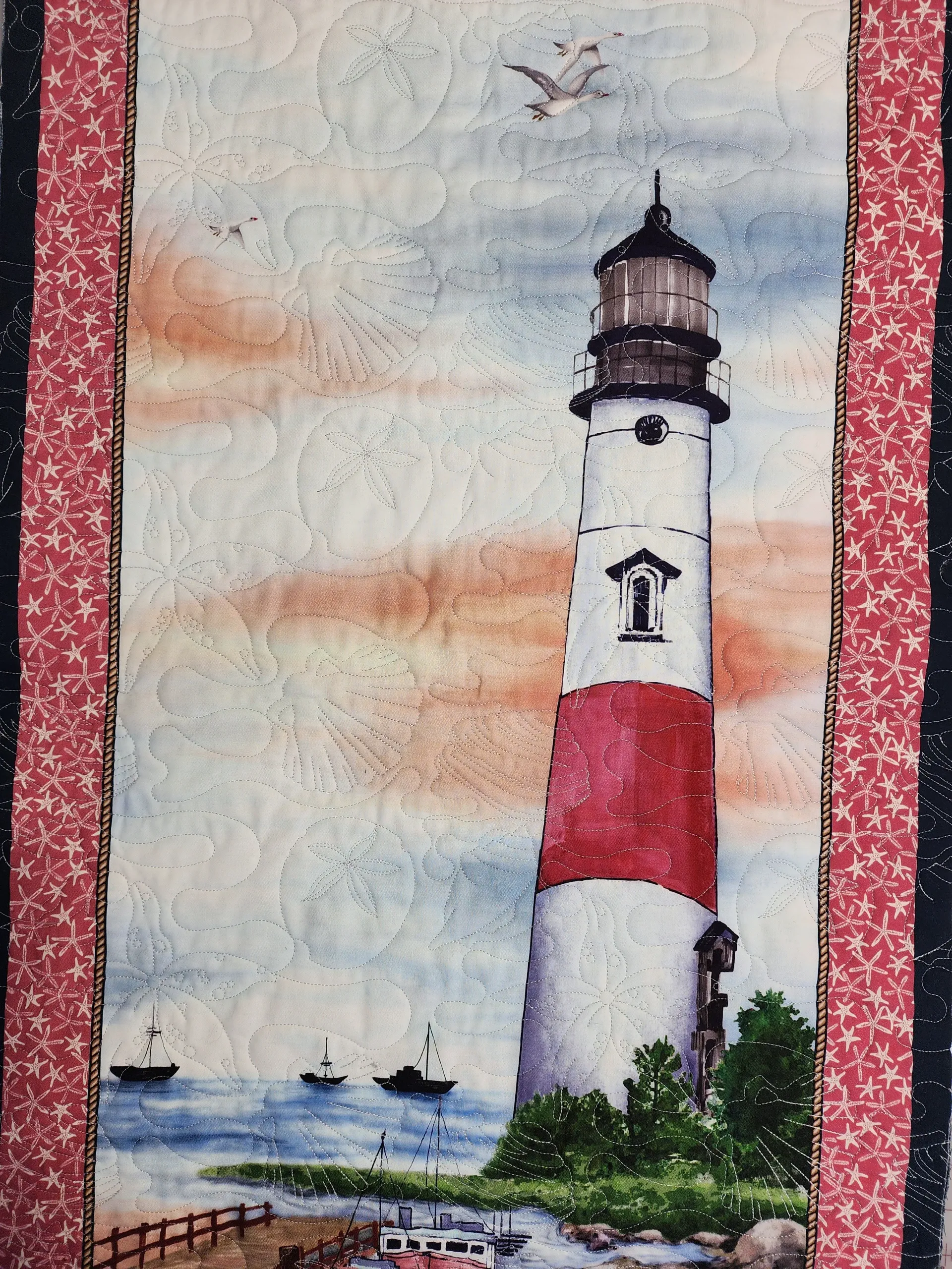 Professional quilting detail shots Meridian Idaho Brown Bear Quilting Services LLC