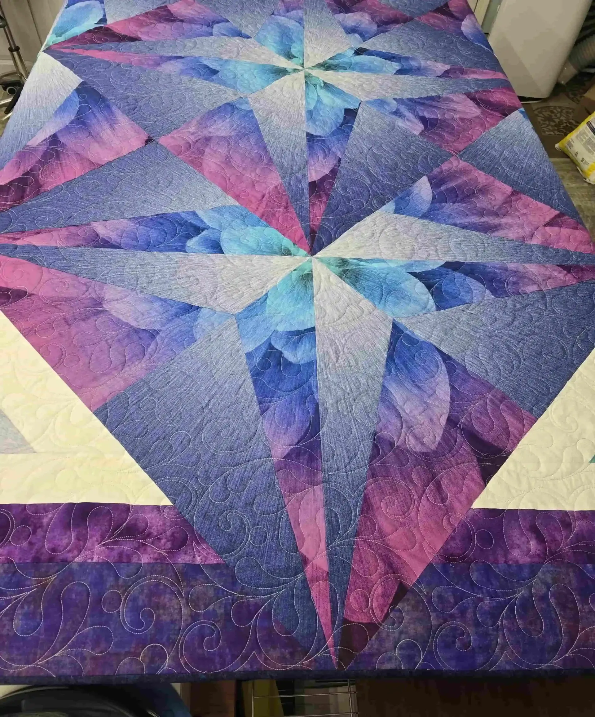 Longarm quilting services in Meridian by Brown Bear Quilting Services LLC
