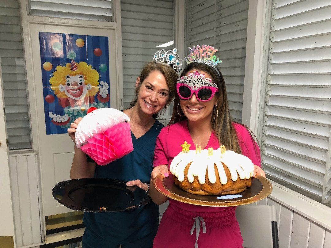 Cyndi And Tiffany For Tiffany's Birthday — Doctor Grant and Margo the Dental Assistant in Tampa, FL