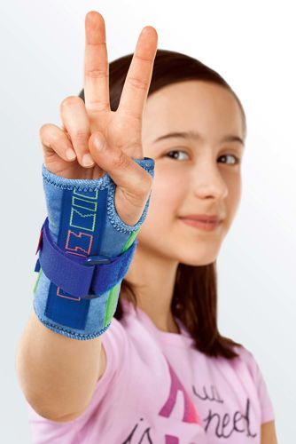 mīkstā plaukstas locītavas ortoze bērniem