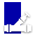 A blue and white logo with a white arrow pointing up. A blue and white logo with a white arrow pointing up.