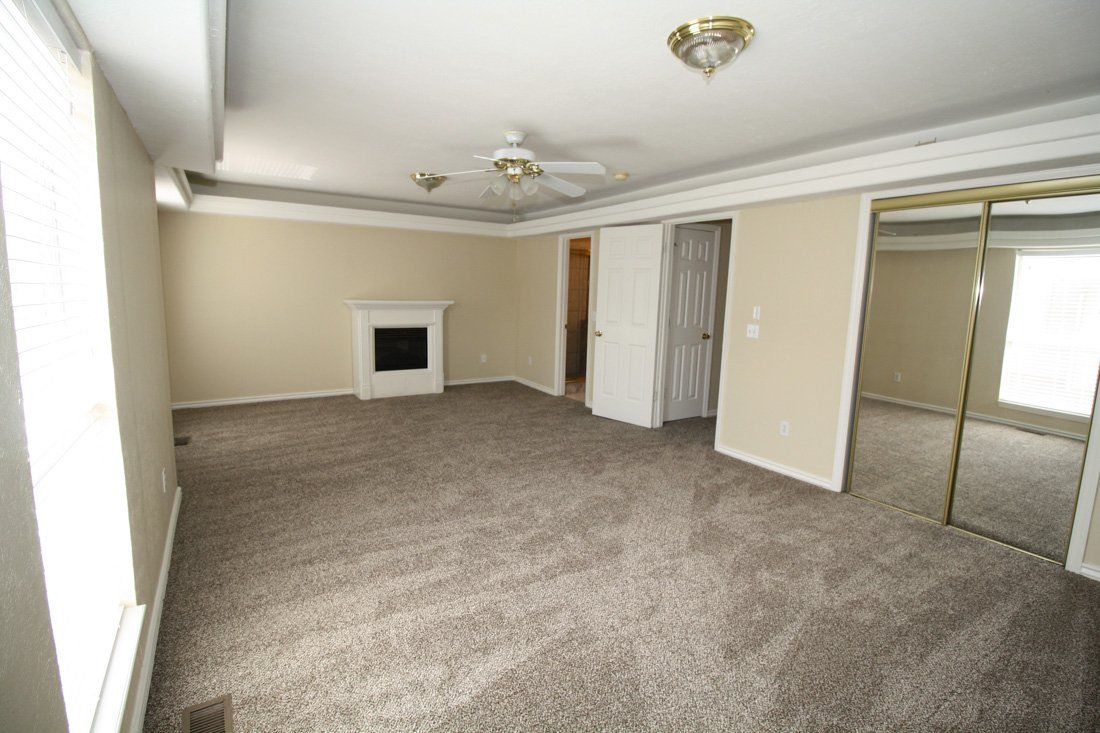 Asbury Place Condominium Living Room with Fireplace | Desert Crest LLC