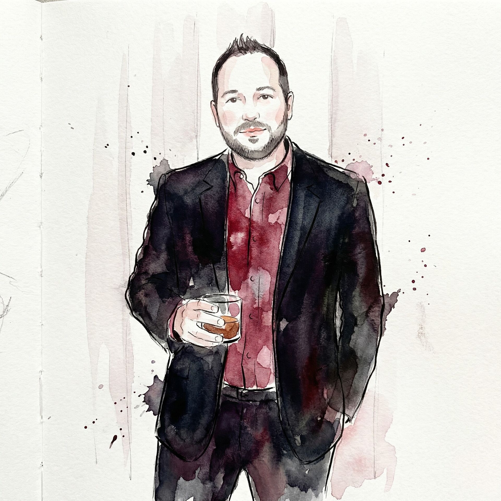 AI photo booth with unique watercolor art effect