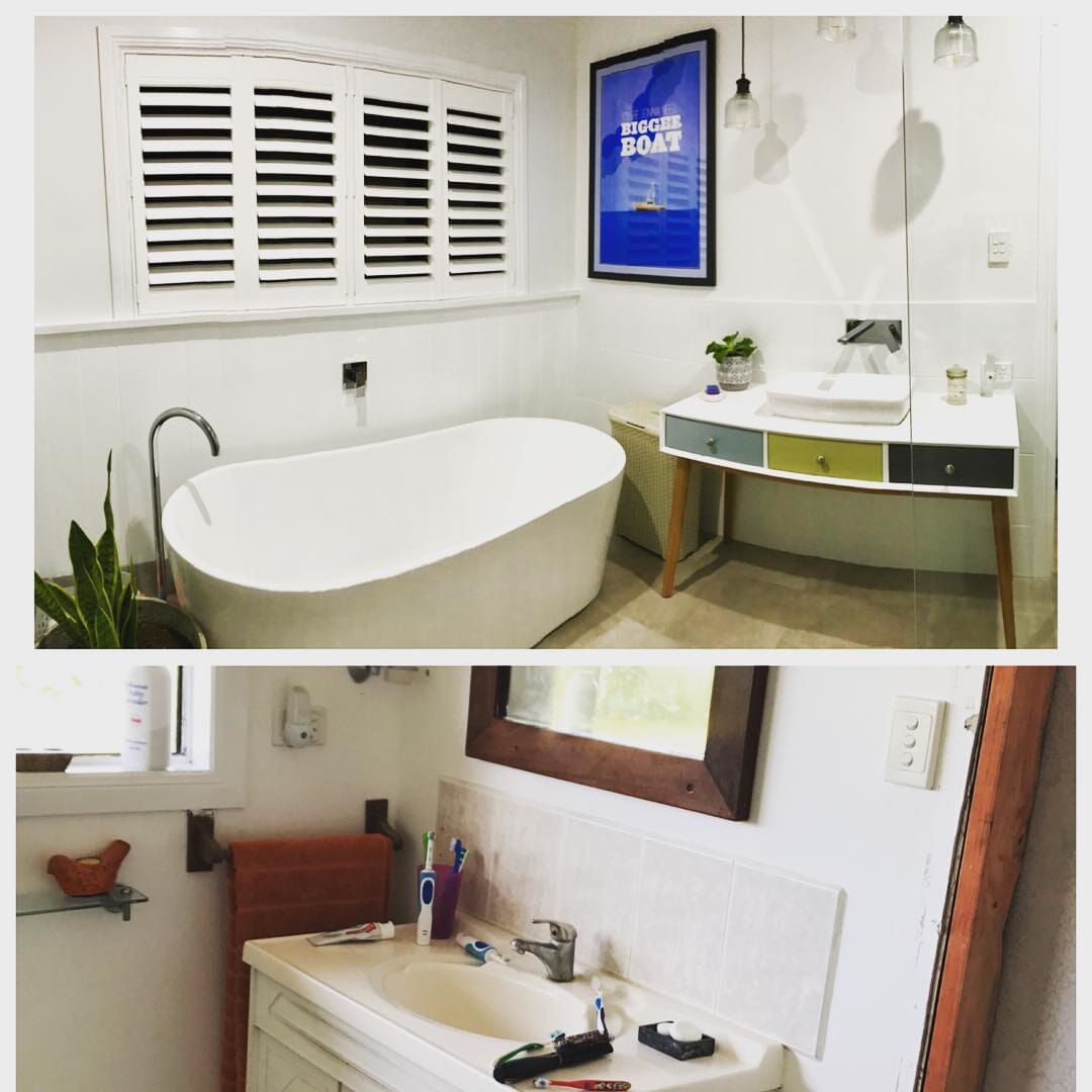 Before and After Bathroom Renovation —  Plumber in the Whitsundays Cannonmvale, QLD