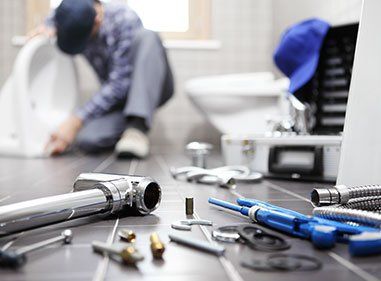 Plumber fixing water pressure —  Plumbing Repairs in the Whitsundays Cannonmvale, QLD