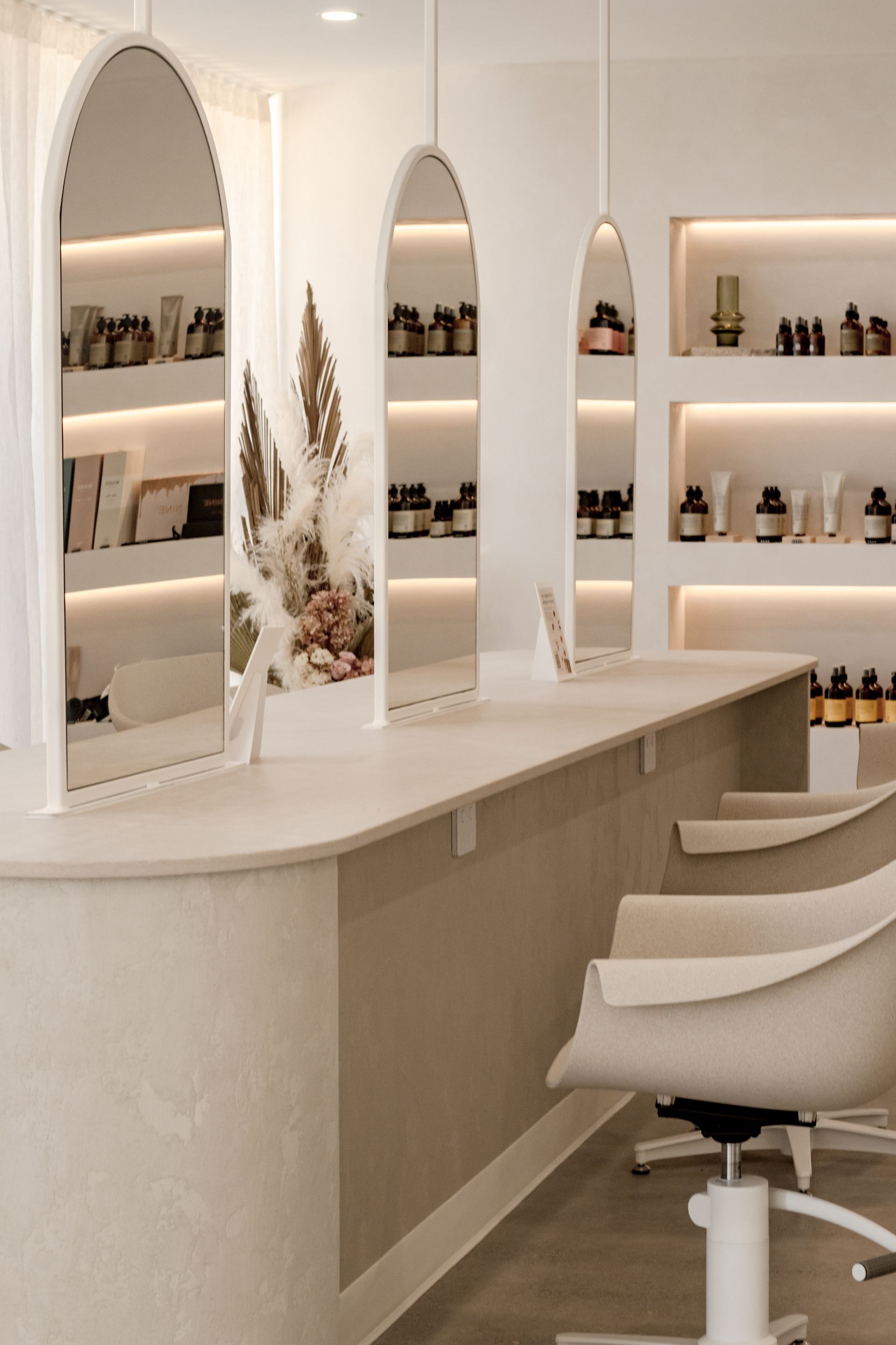 Image of Comemrcial AME Studio project with stone benchtops