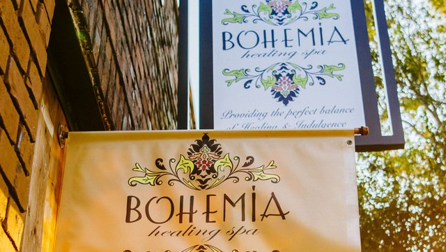 Exterior signs at Bohemia Delano location