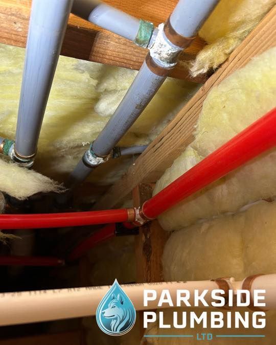 A picture of a plumbing company called parkside plumbing