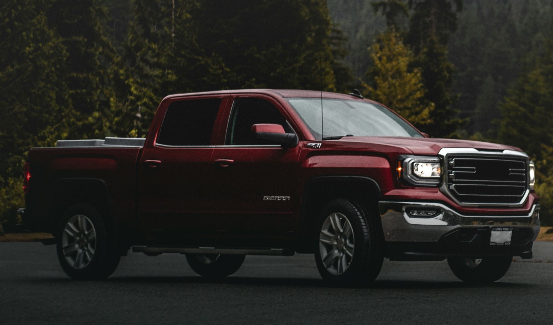 A red pickup truck | Ares Fleet Service