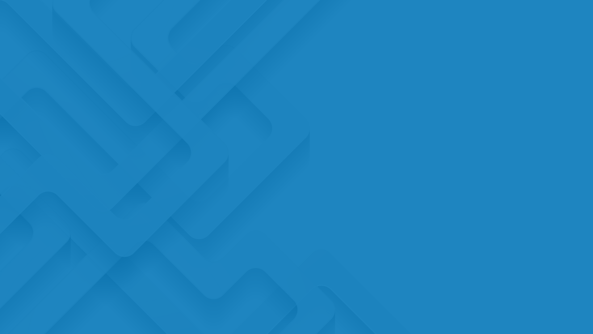 Blue abstract geometric design on a blue background.