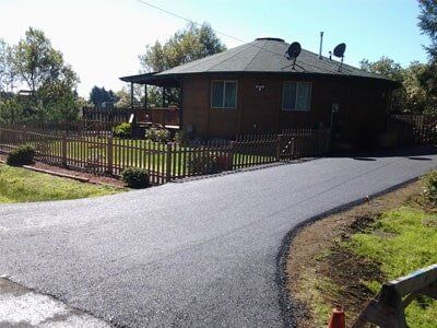 Newly paved driveway - paving services in Grayland, WA