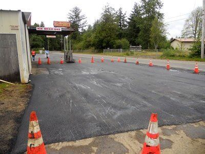 New asphalt driveway - paving services in Grayland, WA