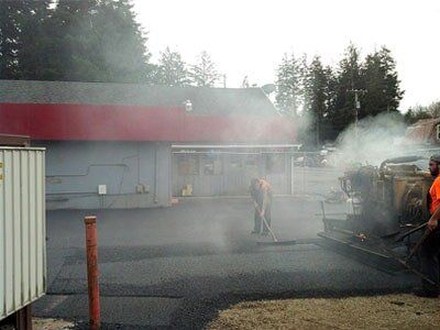 Fresh asphalt - paving services in Grayland, WA