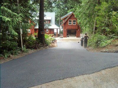 Newly paved road - paving services in Grayland, WA