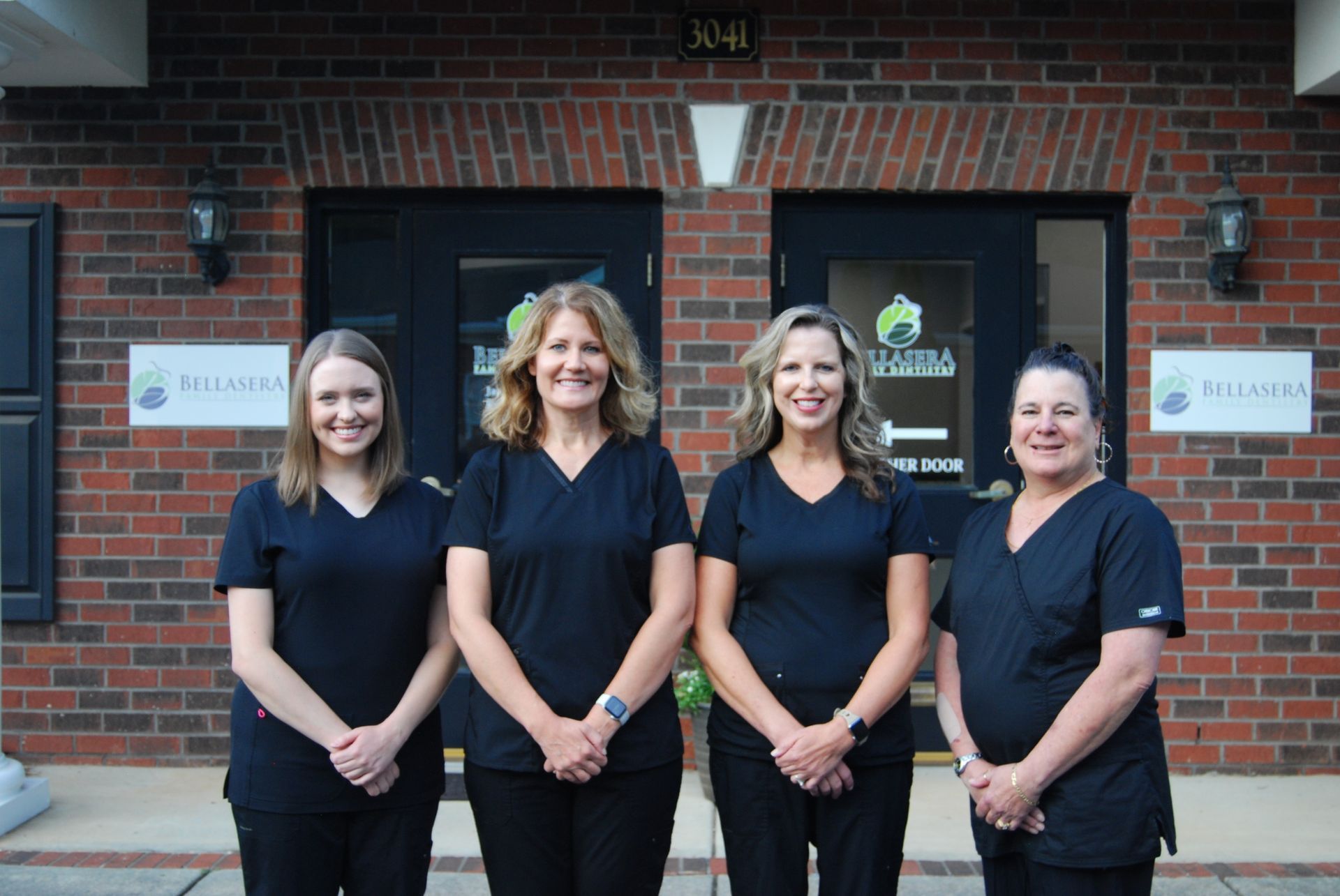Bellasera Family Dentistry Assistants Wearing Dark Shirt — Matthews, NC — Bellasera Family Dentistry