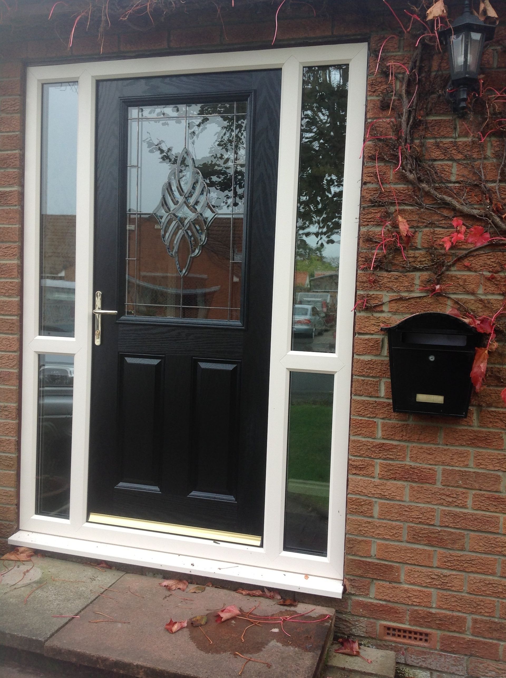 composite door installed at the entrance