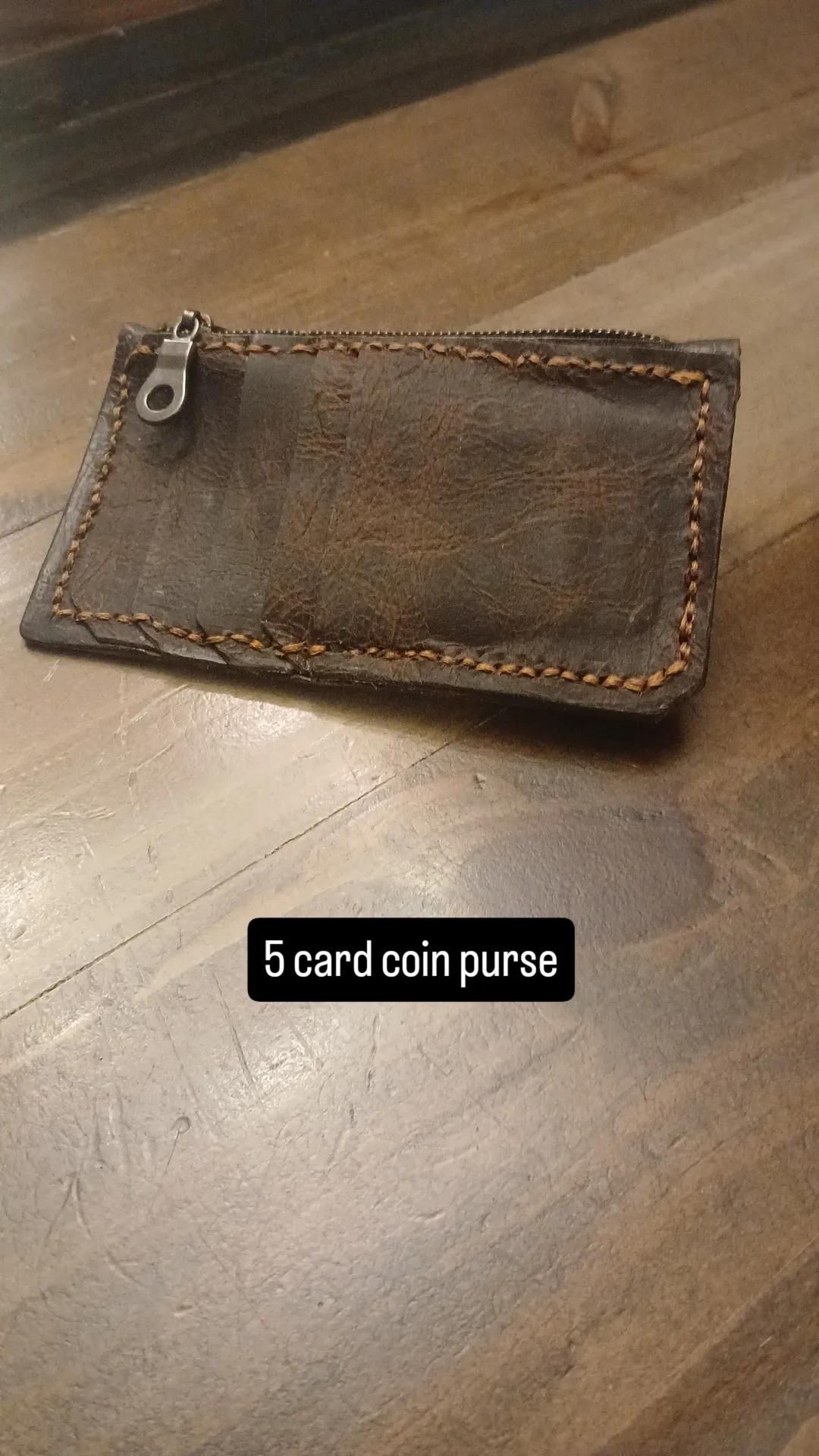 5 card slot coin purse