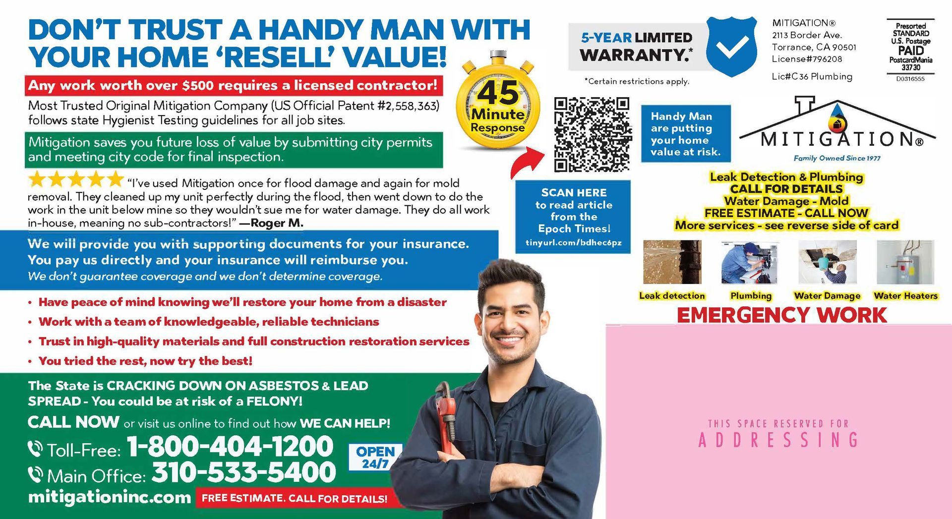 water damage torrance 