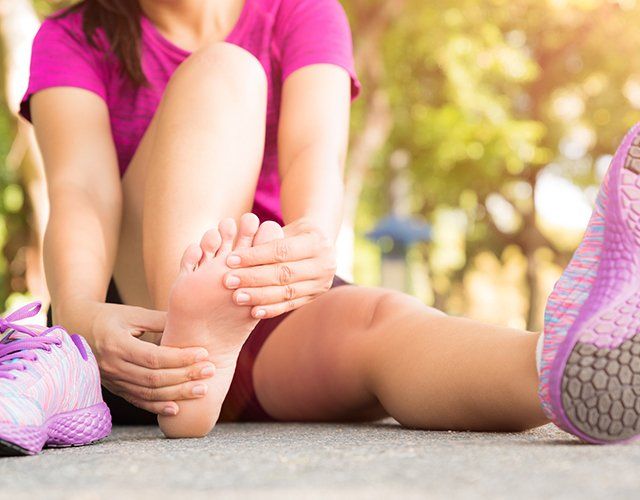 Injured Woman — Lake Orion, MI — Associated Foot Clinic Of Lake Orion PC
