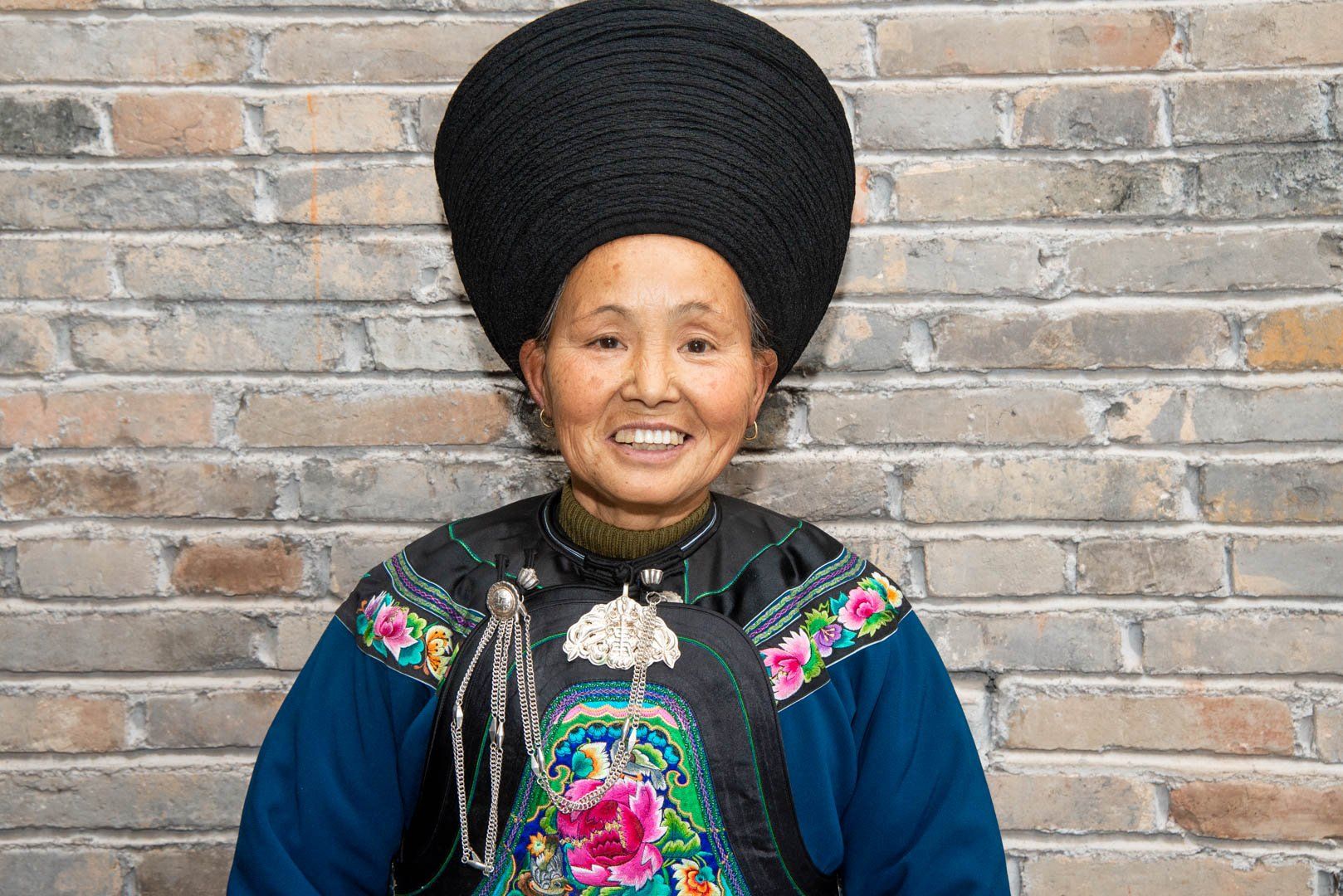 Miao embroiderer