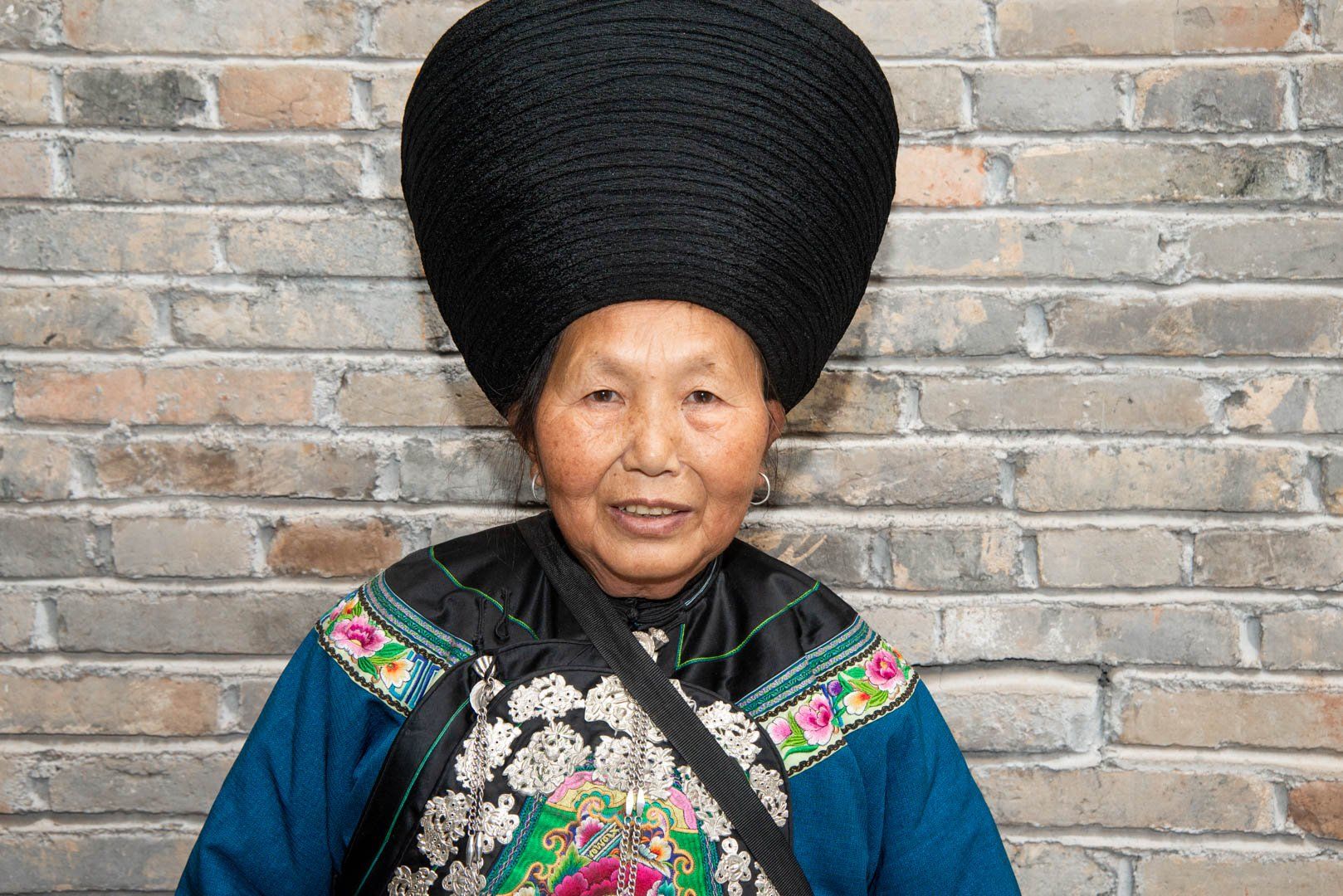 Miao embroiderer