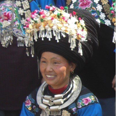 Miao embroiderer
