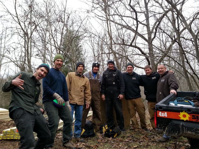 Group Of Men In Forest — Carlisle, KY — Dunn & Sons Contractors