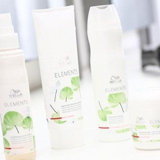 prodotti per capelli della linea Wella Elements