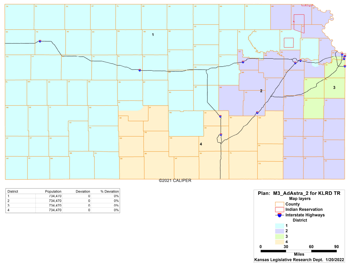 Kansas Congressional Map
