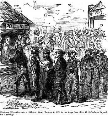 Voting in Kansas in the 1800s