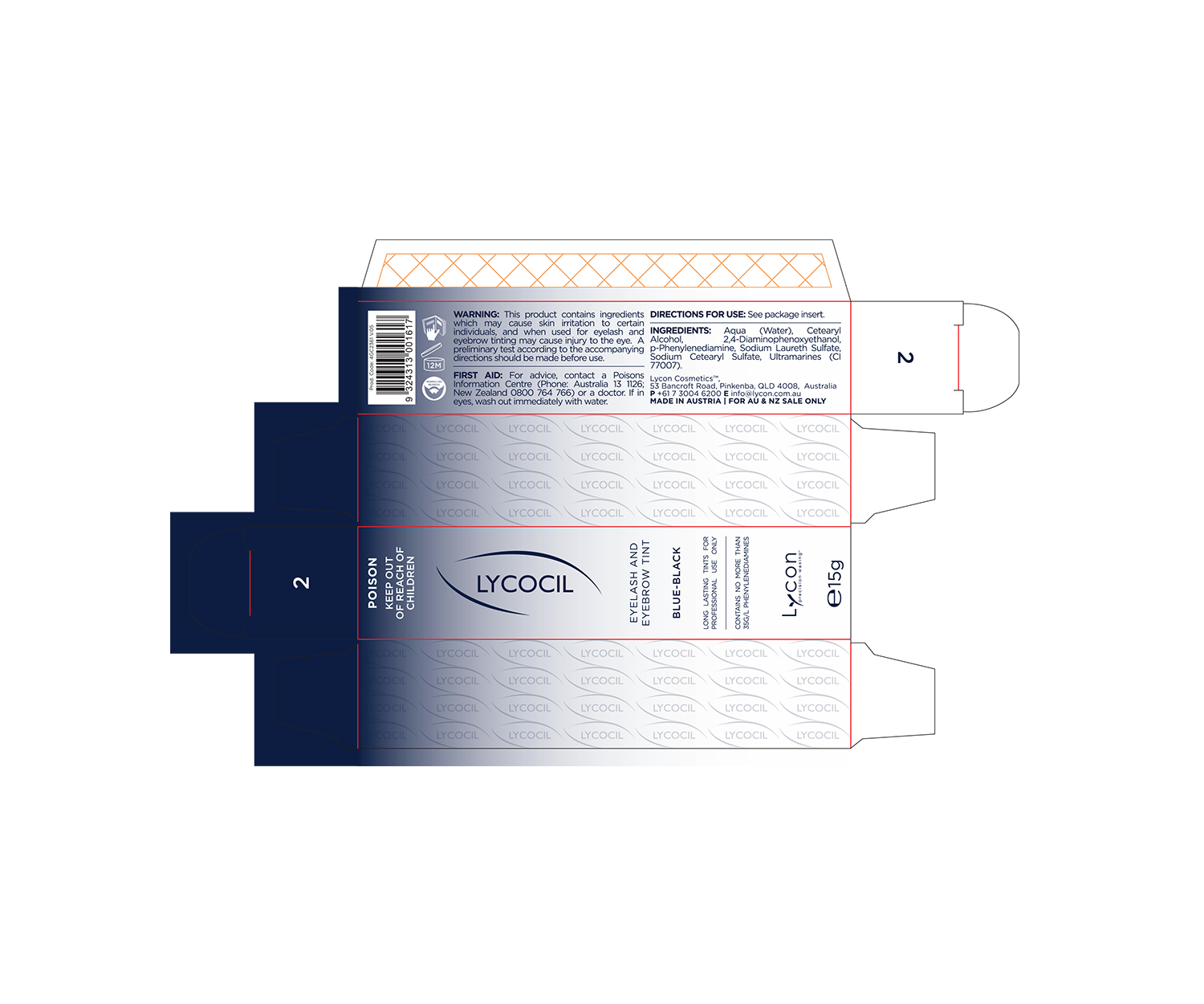 A blue and silver box with the word arcogel on it