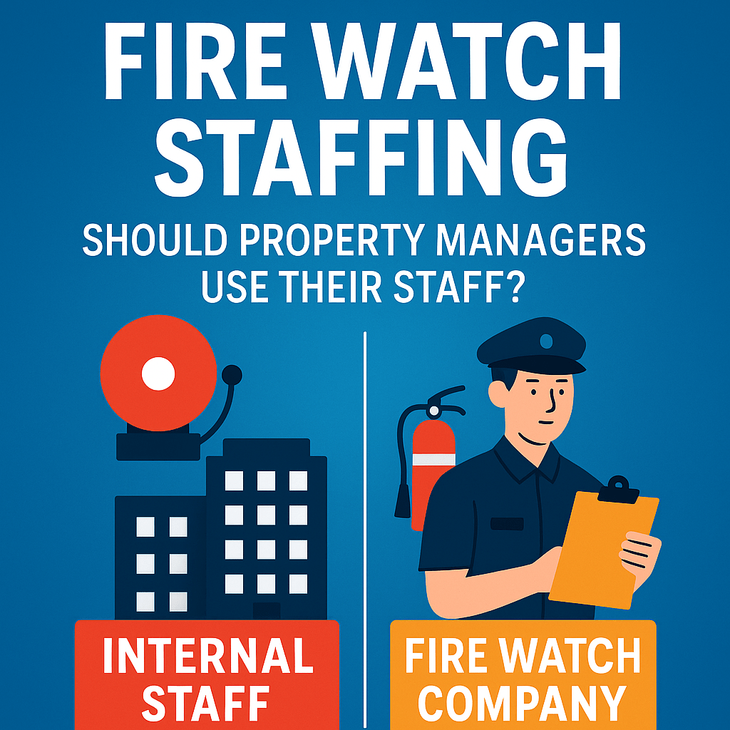 property manager decides about fire watch