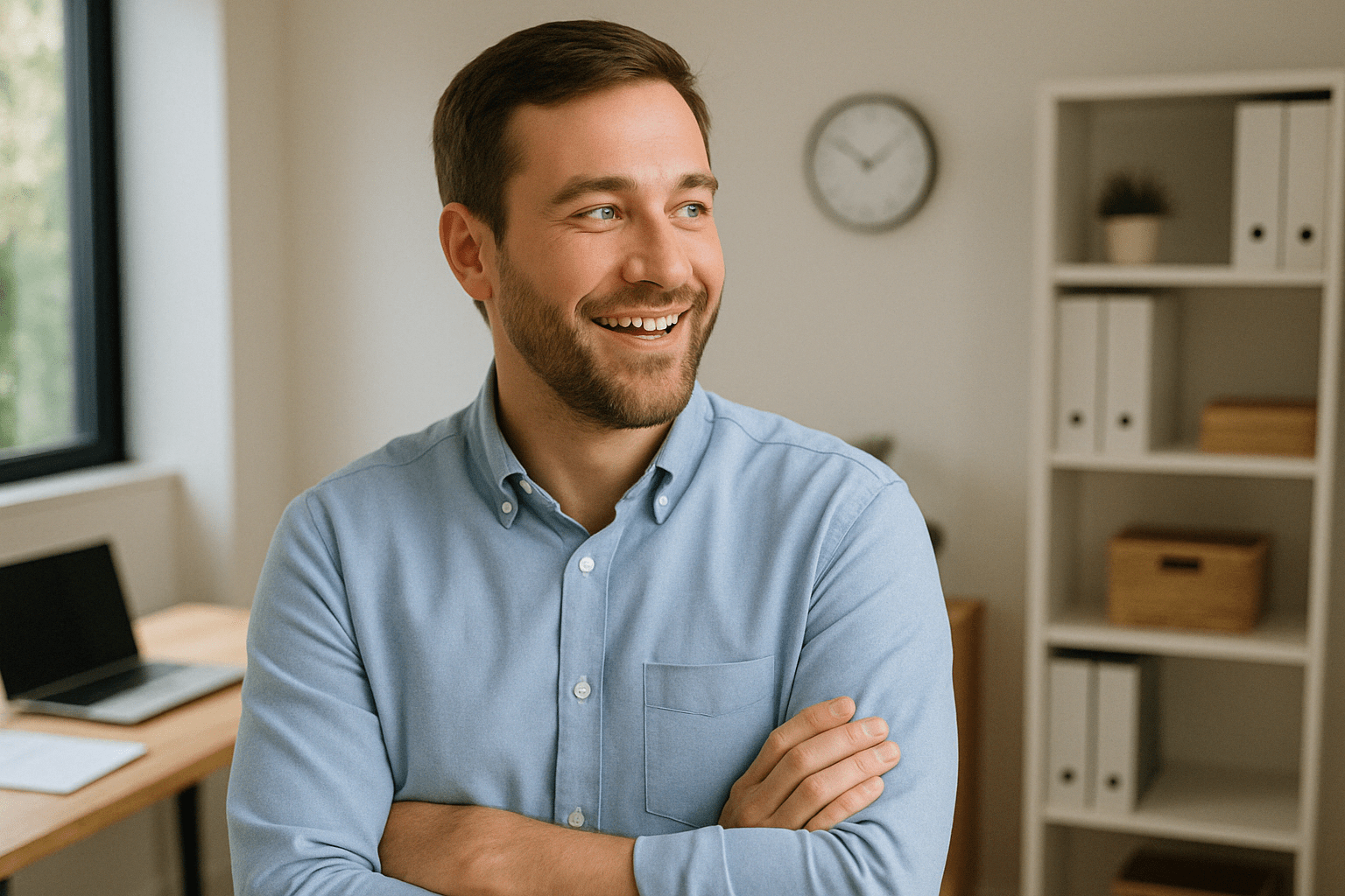 happy property manager in washington dc who hired security guards