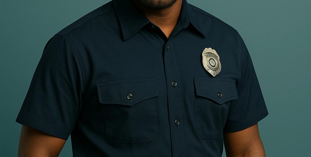 uniformed unarmed security officer