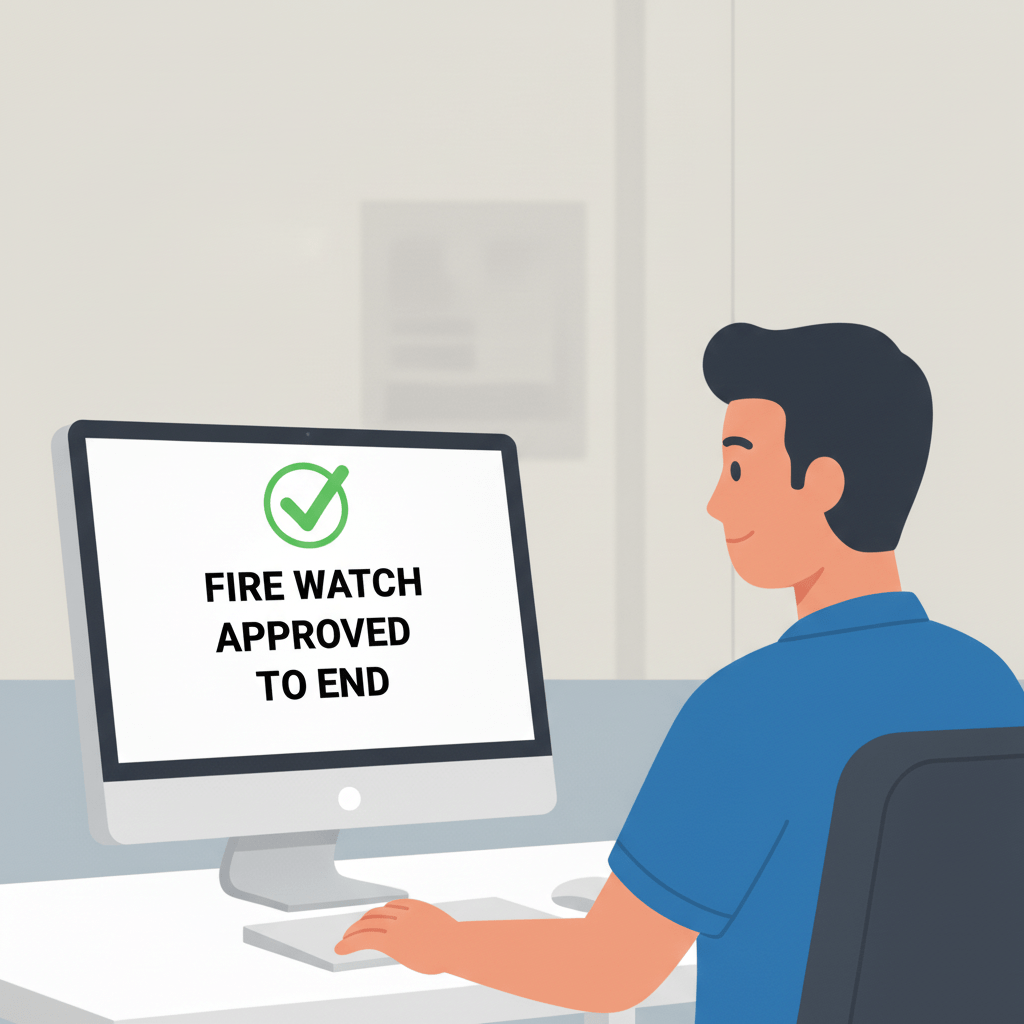 property manager in Washington DC at desk