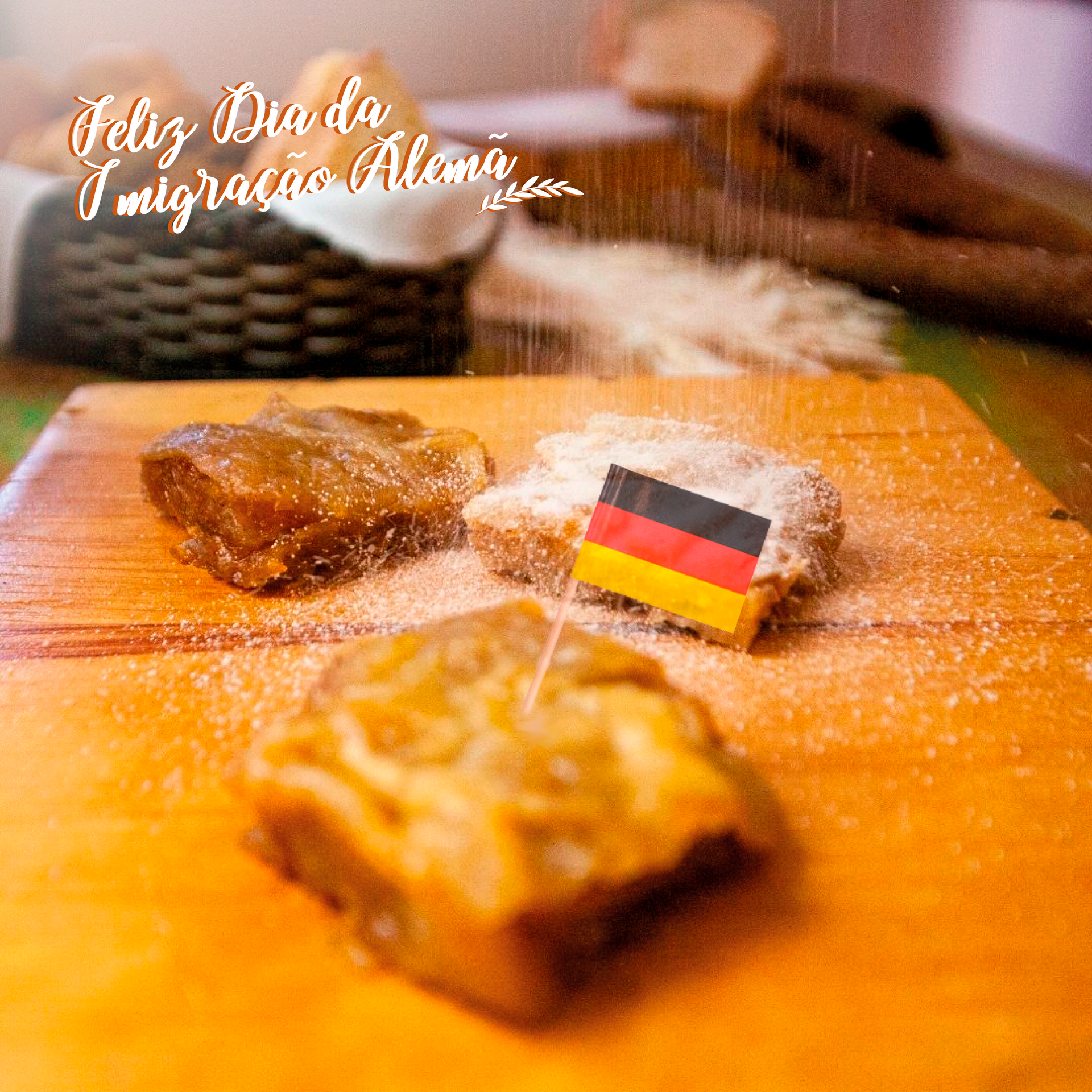 Apfelstrudel Dia da Imigração Alemã 25 de julho Bela Vista Café Colonial em Gramado