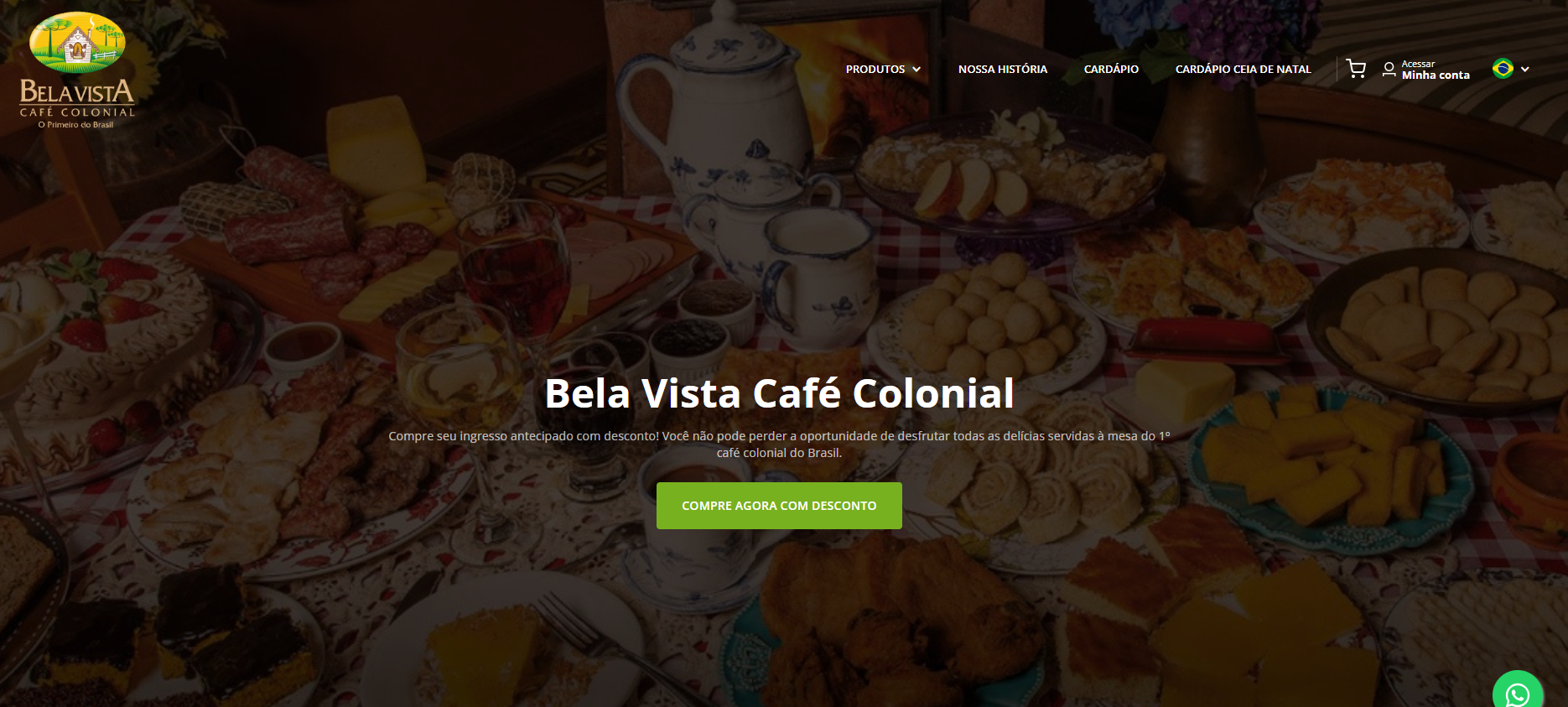Home Bela Vista Café Colonial em Gramado