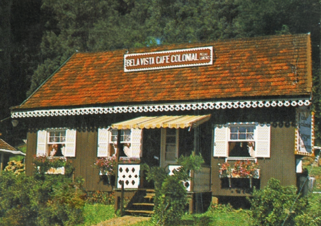 Primeira fachada do Bela Vista Café Colonial em Gramado Primeira fachada do Bela Vista Café Colonial em Gramado