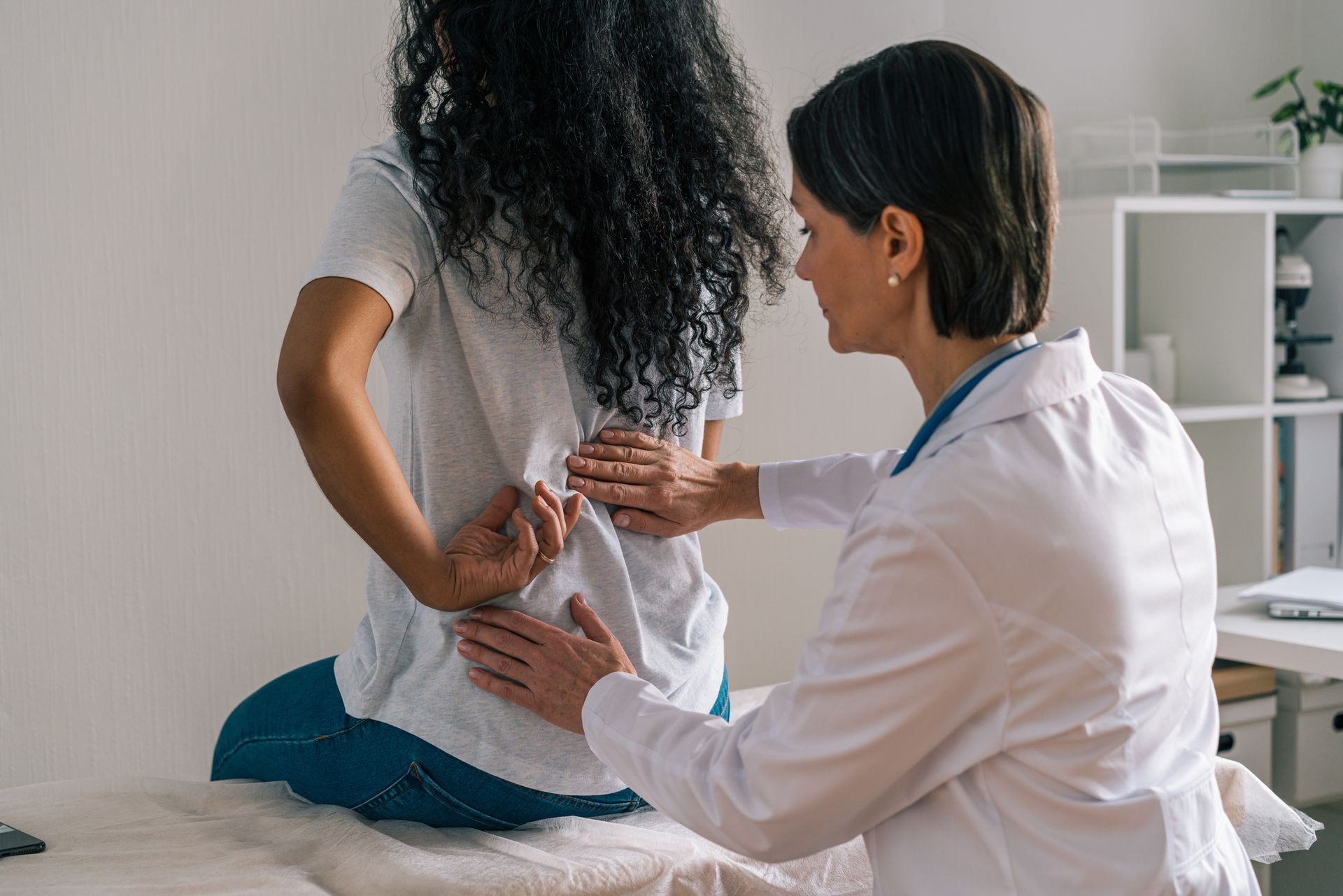 Patient Complaining About Back Ache — Hazlet, NJ — Ani Orthopedics
